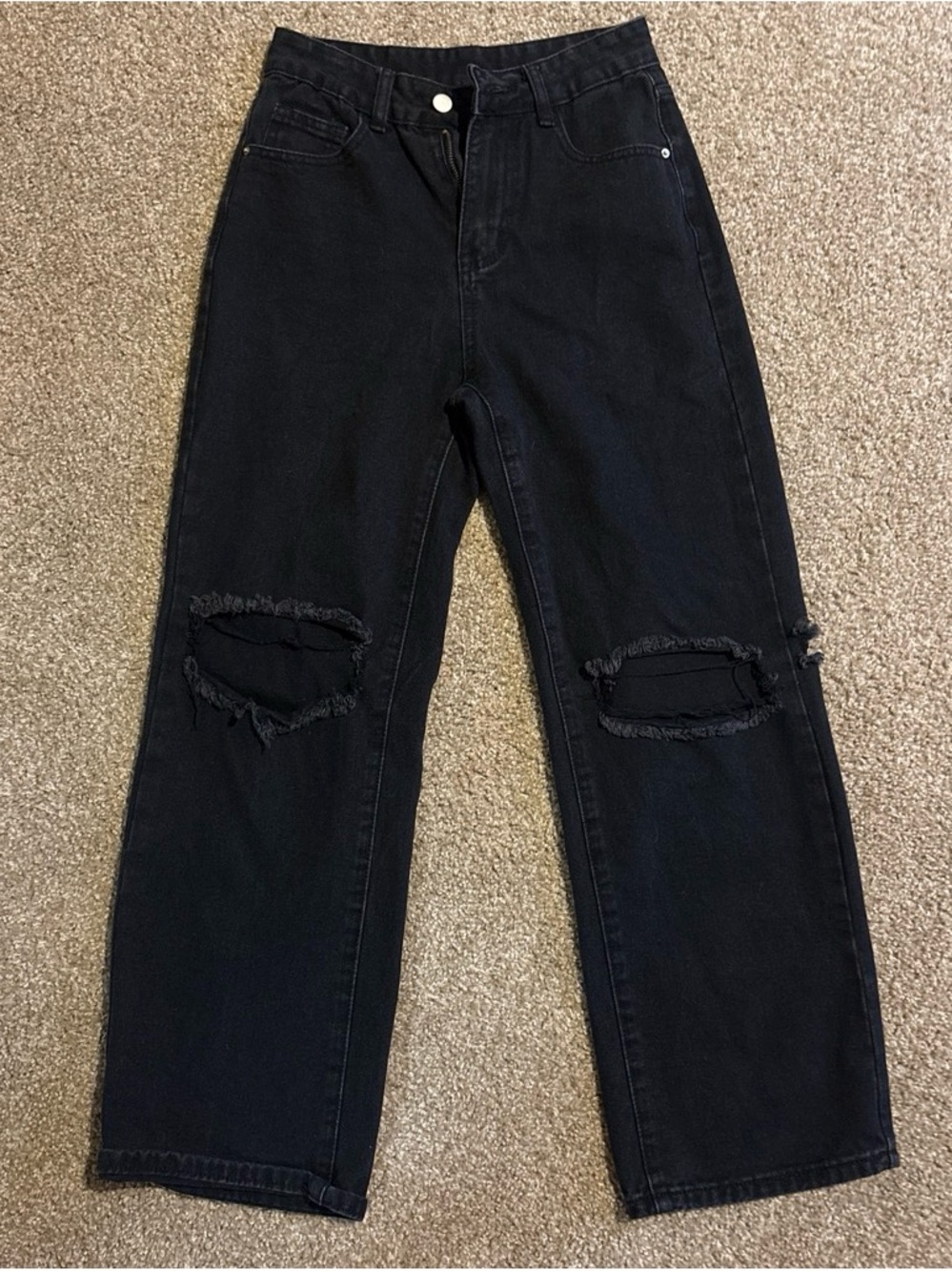 Black Distressed women’s Jeans